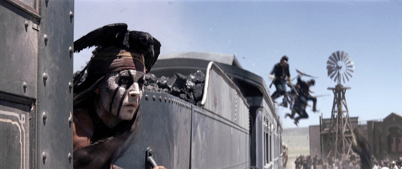 Illustration for article titled Lone Ranger is Johnny Depp's tribute to shitty superhero origin films